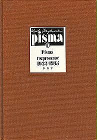 Pisma rozproszone - tom 3 1932-1935