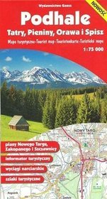 Podhale. Tatry - Pieniny - Orawa - Spisz. Mapa turystyczna (skala 1:75 000)