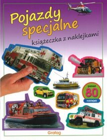 Pojazdy specjalne Książeczka z naklejkami