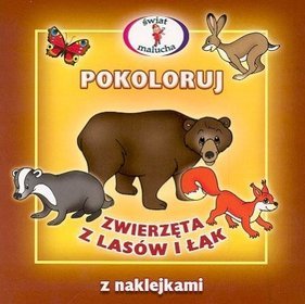 Pokoloruj Zwierzęta z lasów i łąk