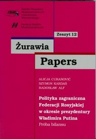 Polityka zagraniczna federacji rosyjskiej w okresie prezydentury Władimira Putina