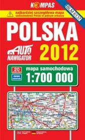 Polska Mapa samochodowa 1:700 000