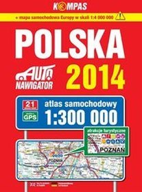 Polska 2014. Atlas samochodowy 1:300 000