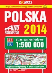 Polska 2014. Atlas samochodowy 1:500 000