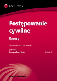 Postępowanie cywilne. Kazusy