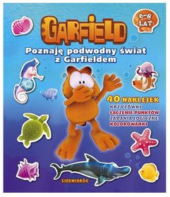 Poznaję podwodny świat z Garfieldem (naklejanka)