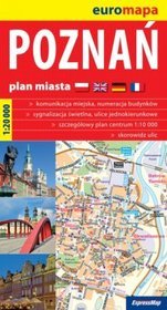 Poznań 1:20 000 - papierowy plan miasta