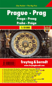 Praga city pocket mapa 1:10 000 Freytag  Berndt