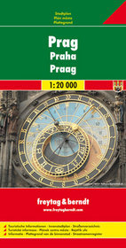 Praga mapa 1:20 000 Freytag  Berndt