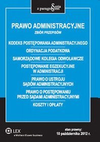 Prawo administracyjne. Zbiór przepisów