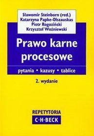 Prawo karne procesowe Repetytoria