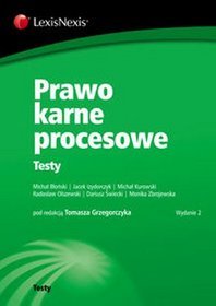 Prawo karne procesowe. Testy