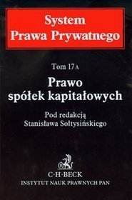 Prawo spółek kapitałowych tom 17A