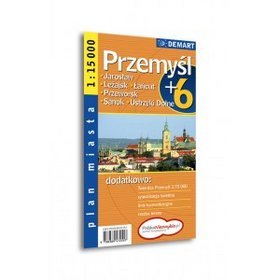 Przemyśl plus 6 plan miasta 1:15 000