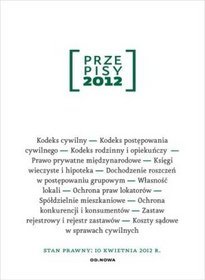 Przepisy 2012. Zbiór cywilny