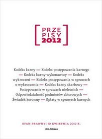 Przepisy 2012. Zbiór karny