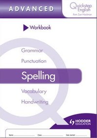 Quickstep English Workbook Spelling Advanced Stage