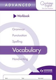 Quickstep English Workbook Vocabulary Advanced Stage