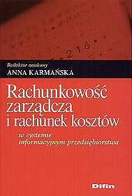 Rachunkowość zarządcza i rachunek kosztów