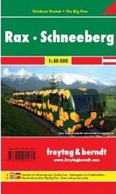 Rax Schneeberg mapa 1:40 000 Freytag  Berndt