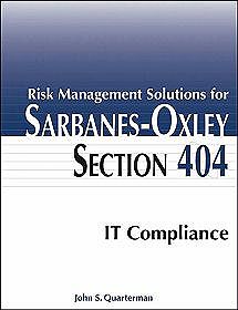 Risk Management Solutions for Sarbanes-Oxley Section 404