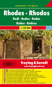 Rodos mapa 1:120 000 Freytag  Berndt