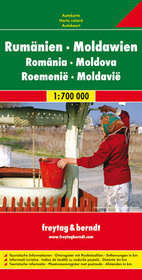 Rumunia Mołdawia mapa 1:700 000 Freytag  Berndt