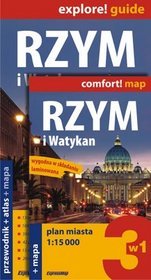 Rzym i Watykan przewodnik atlas mapa 3 w 1