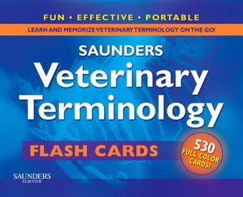 Saunders Veterinary Terminology Flash Cards