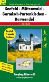 Seefeld Mittenwald Garmisch Partenkirchen Karwendel mapa 1:35 000 Freytag  Berndt