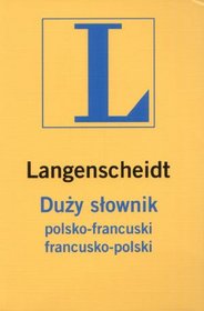 Słownik Duży polsko francuski francusko polski