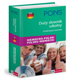 PONS Duży słownik szkolny niemiecko-polski polsko-niemiecki z płytą CD