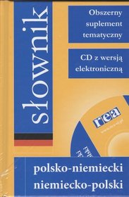 Słownik polsko-niemiecki, niemiecko-polski z suplementem tematycznym + płyta CD