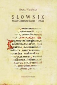 EBOOK Słownik staro-cerkiewno-rusko - polski