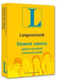 Słownik szkolny polsko-niemiecki niemiecko-polski z płytą CD