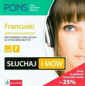 Słuchaj i mów. Francuski Dwa kroki naprzód - audiobook (CD MP3)