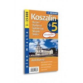 Słupsk 1:15 000 i Koszalin 1:15 000 plany miast