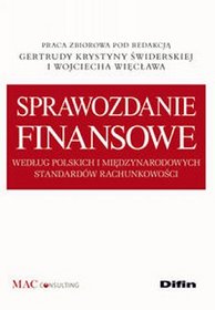 Sprawozdanie finansowe według polskich i międzynarodowych standardów rachunkowości