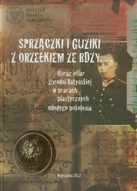 Sprzączki i guziki z orzełkiem ze rdzy