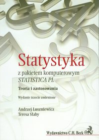 Statystyka z pakietem komputerowym Statistica PL. Teoria i zastosowania