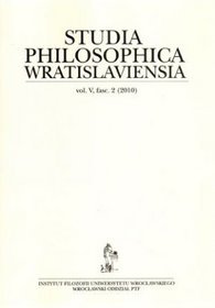 Studia Philosophica Wratislaviensia. Vol. V, fasc. 2 (2010)