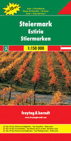 Styria mapa T10T 1:150 000 Freytag  Berndt