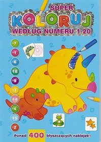 Super Koloruj według numeru 1-20