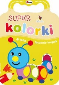 Super kolorki Łączenie kropek 4 lata