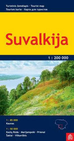 Suwalszczyzna mapa 1:200 000 Jana Seta