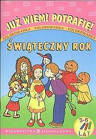Świąteczny rok 3-6 lat. Kolorowanka