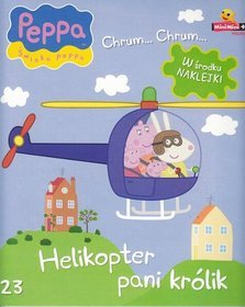 Świnka Peppa Chrum Chrum 23 Helikopter pani Królik