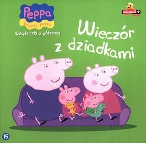 Świnka Peppa Książeczki z półeczki 15 Wieczór z dziadkami