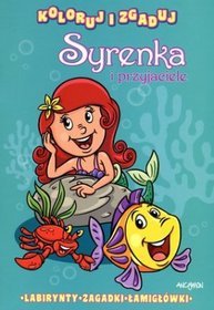 Syrenka i przyjaciele Koloruj i zgaduj