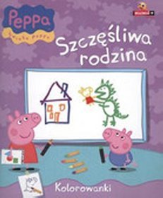 SZCZEŚLIWA RODZINA KOLOROWANKI ŚWINKA PEPPA